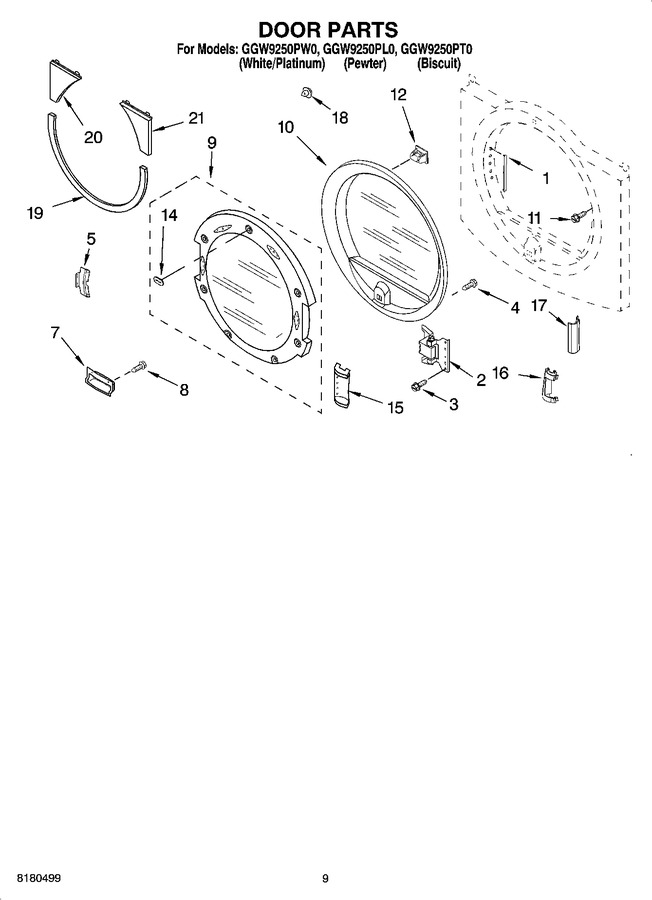 Diagram for GGW9250PL0