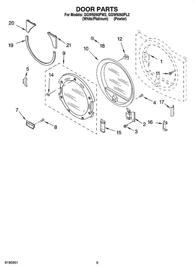 Diagram for GGW9260PW2