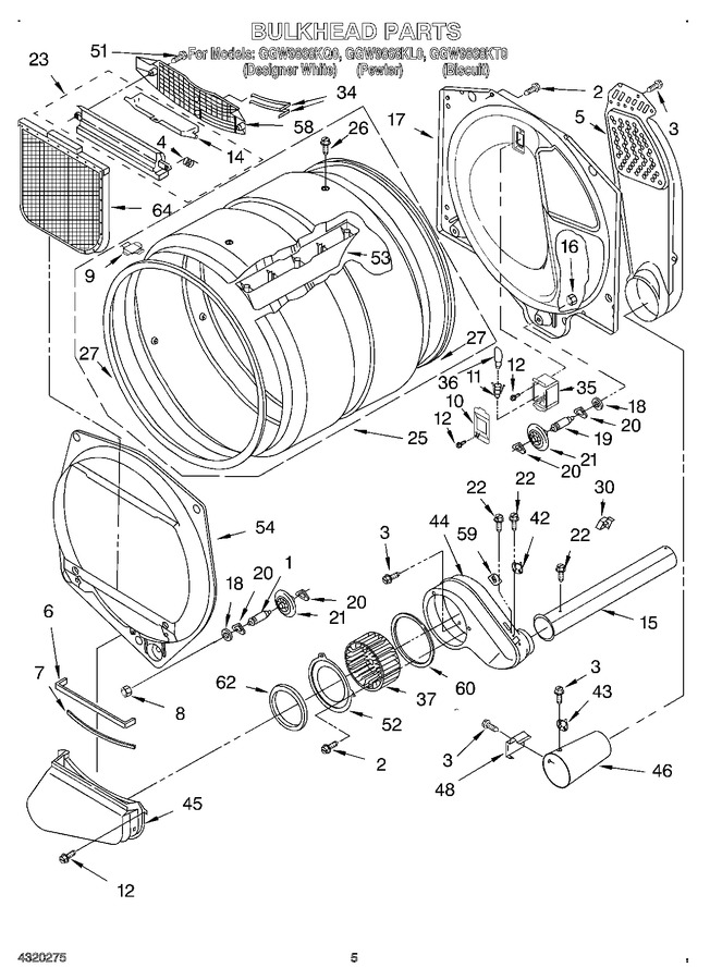 Diagram for GGW9868KT0