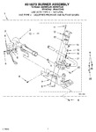 Diagram for 04 - 8318272 Burner Assembly