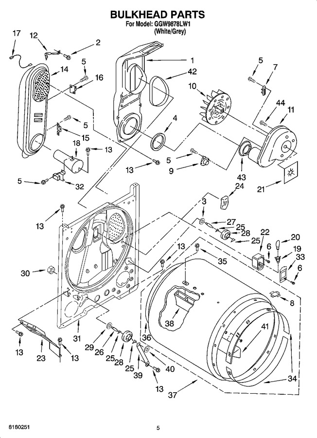 Diagram for GGW9878LW1