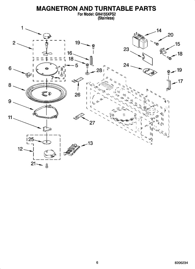 Diagram for GH4155XPS2