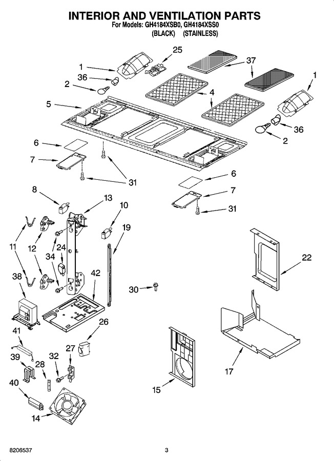 Diagram for GH4184XSS0