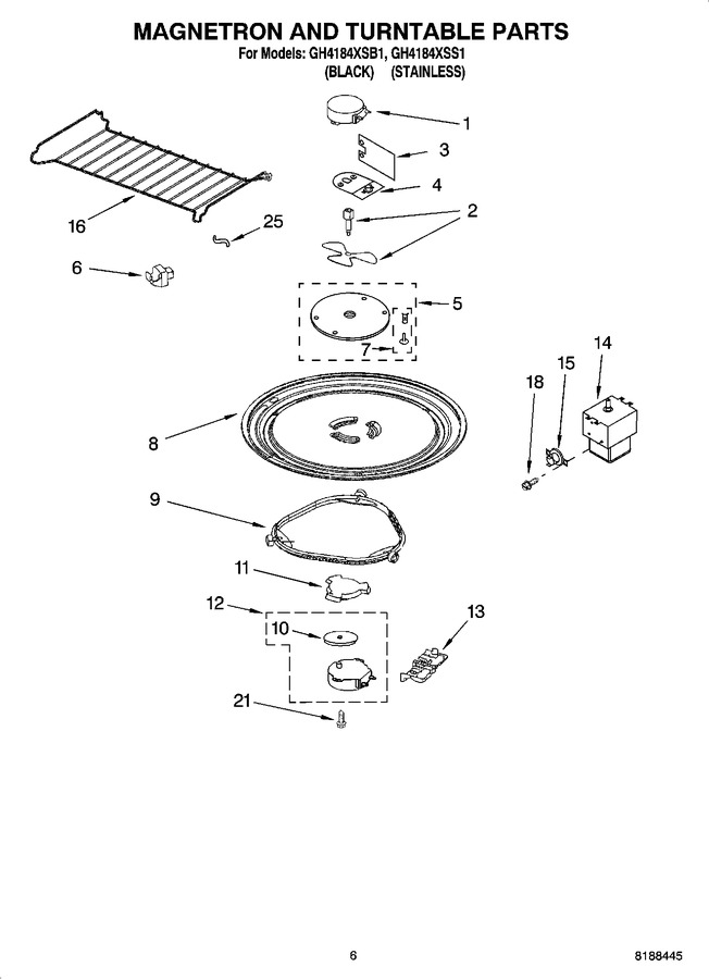 Diagram for GH4184XSS1