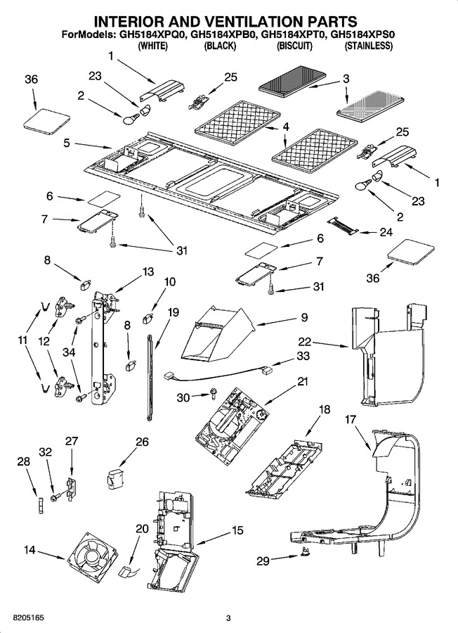 Diagram for GH5184XPT0