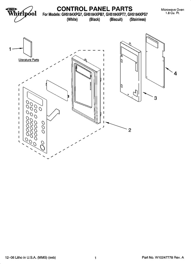 Diagram for GH5184XPQ7