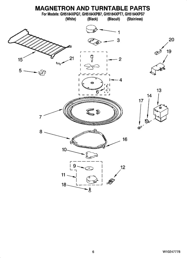 Diagram for GH5184XPQ7