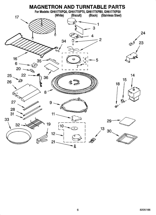 Diagram for GH6177XPQ0