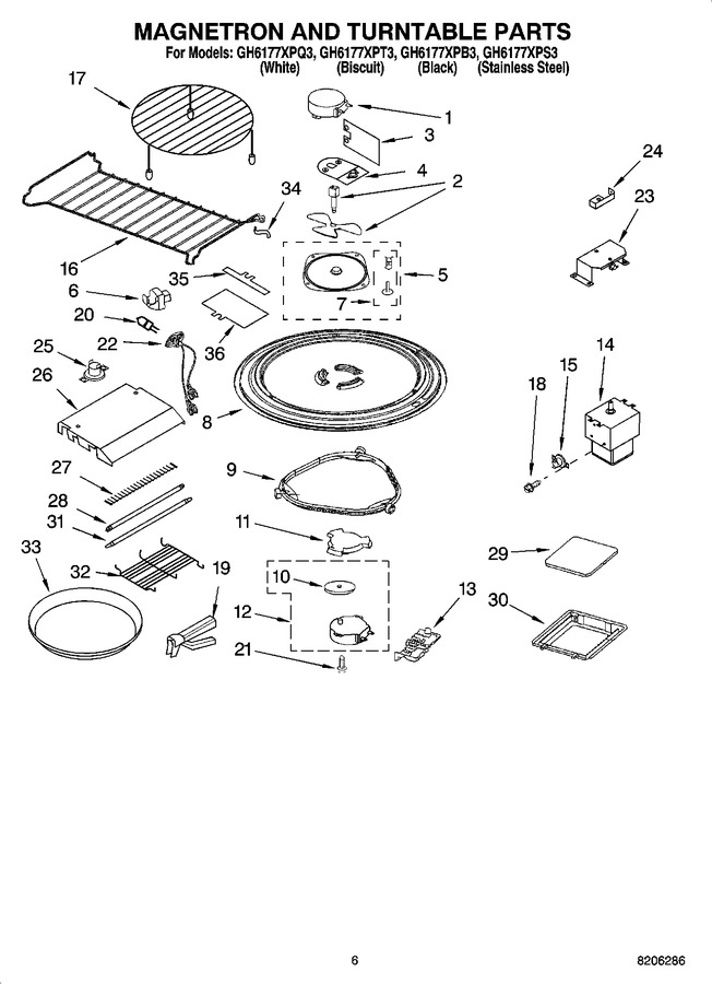 Diagram for GH6177XPT3