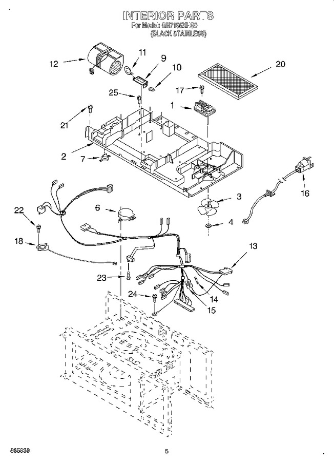 Diagram for GH7155XHS0