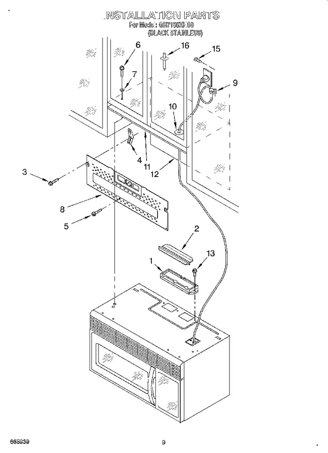 Diagram for GH7155XHS0