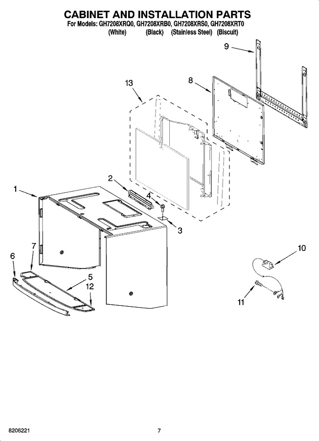 Diagram for GH7208XRB0