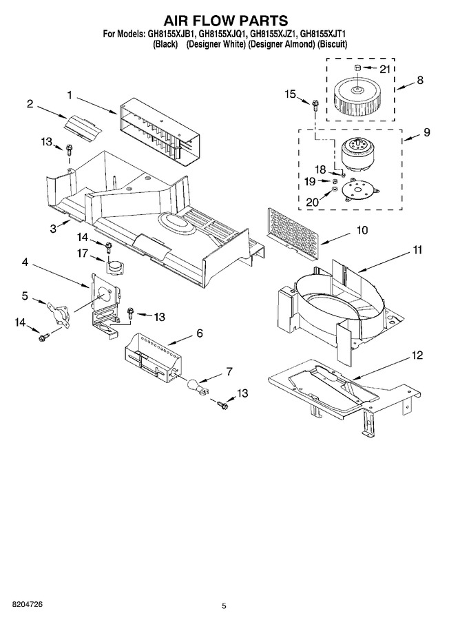 Diagram for GH8155XJZ1