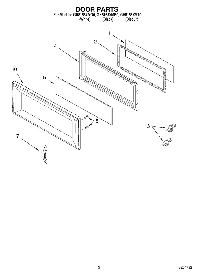 Diagram for GH8155XMB0