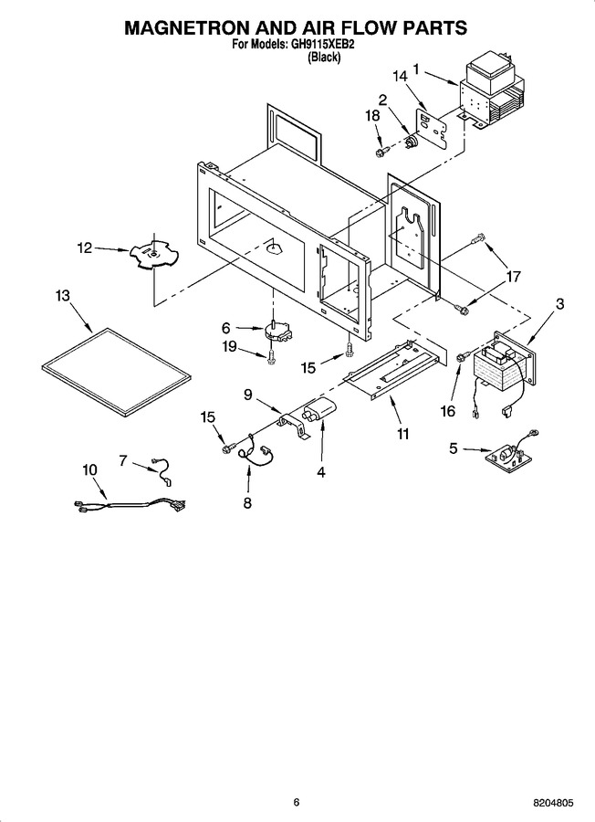 Diagram for GH9115XEB2