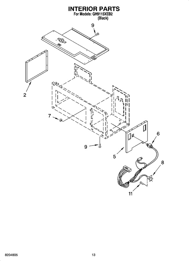 Diagram for GH9115XEB2