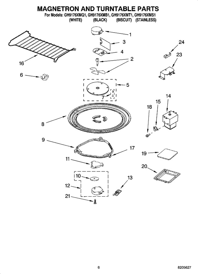 Diagram for GH9176XMS1