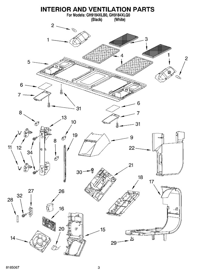 Diagram for GH9184XLQ0