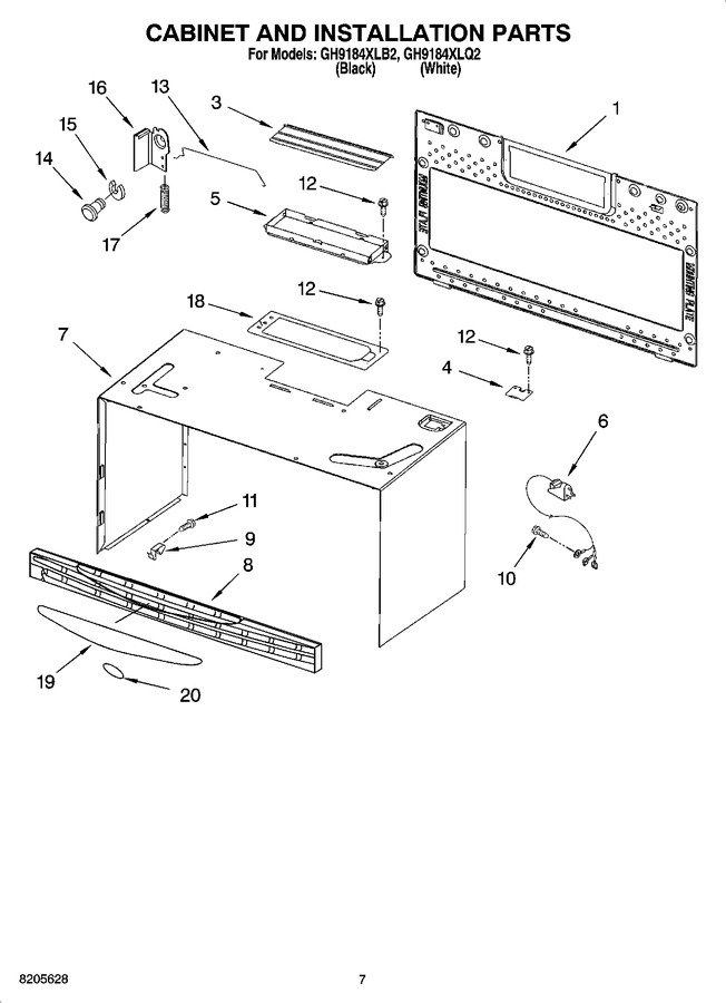 Diagram for GH9184XLB2