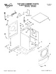 Diagram for 01 - Top And Cabinet, Literature