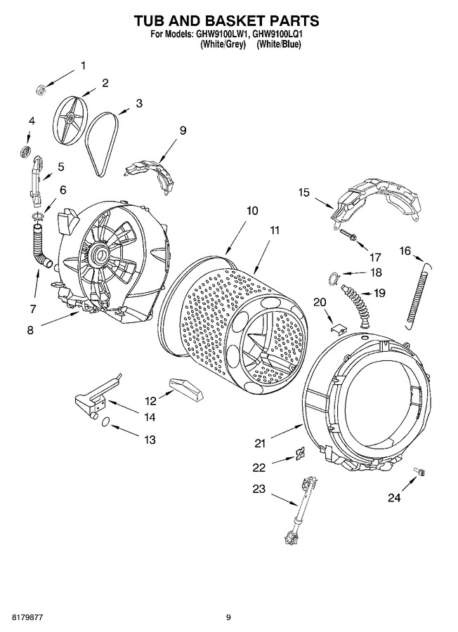 Diagram for GHW9100LW1