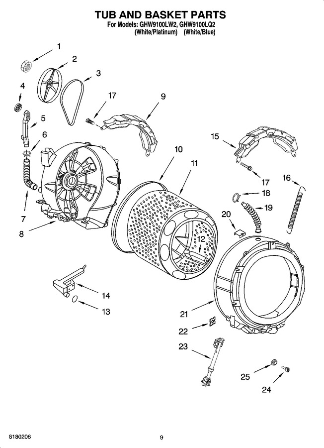 Diagram for GHW9100LQ2