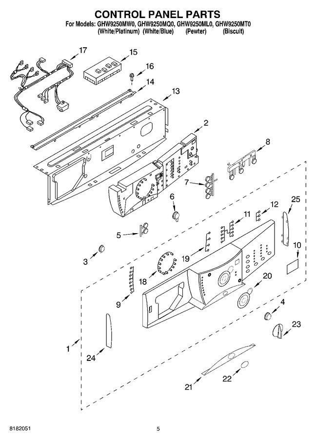 Diagram for GHW9250MT0