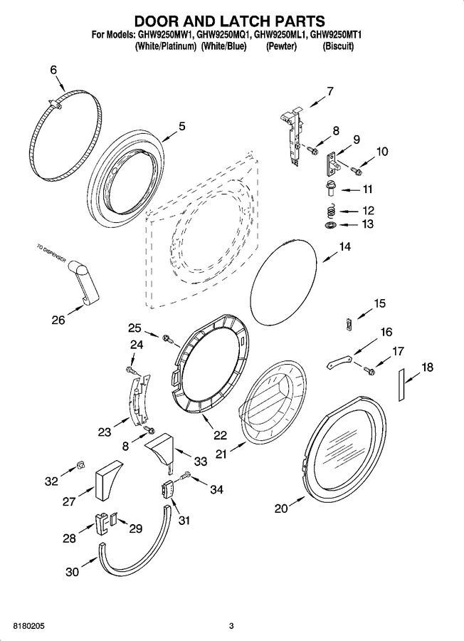 Diagram for GHW9250ML1