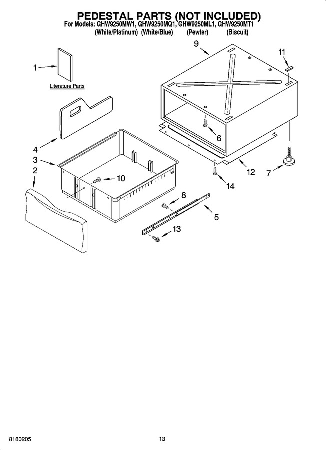 Diagram for GHW9250ML1