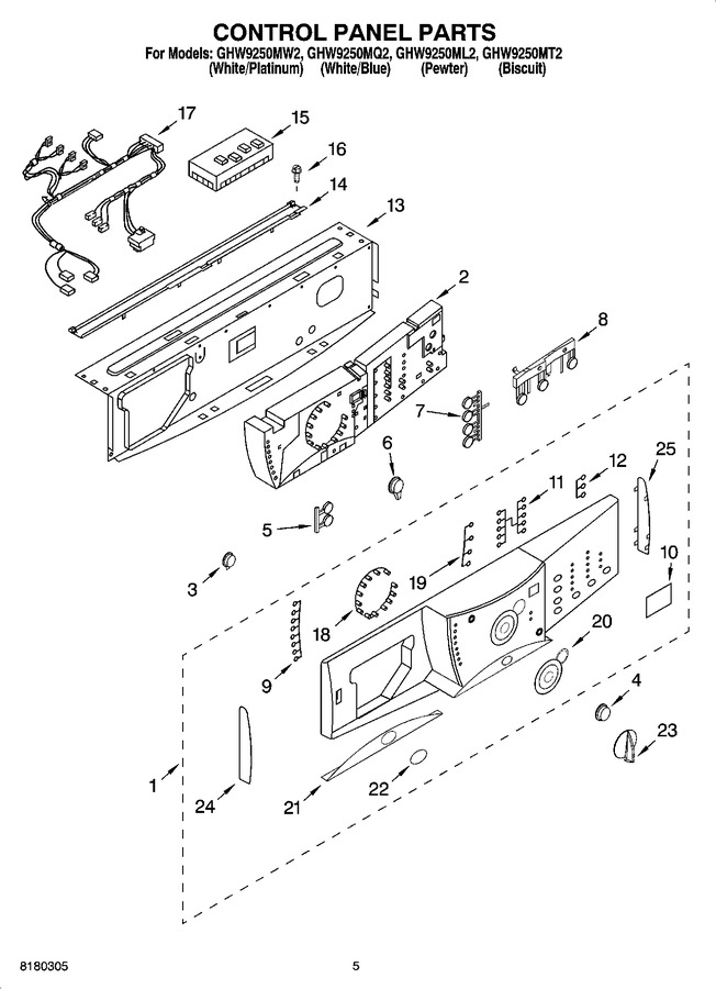 Diagram for GHW9250MT2