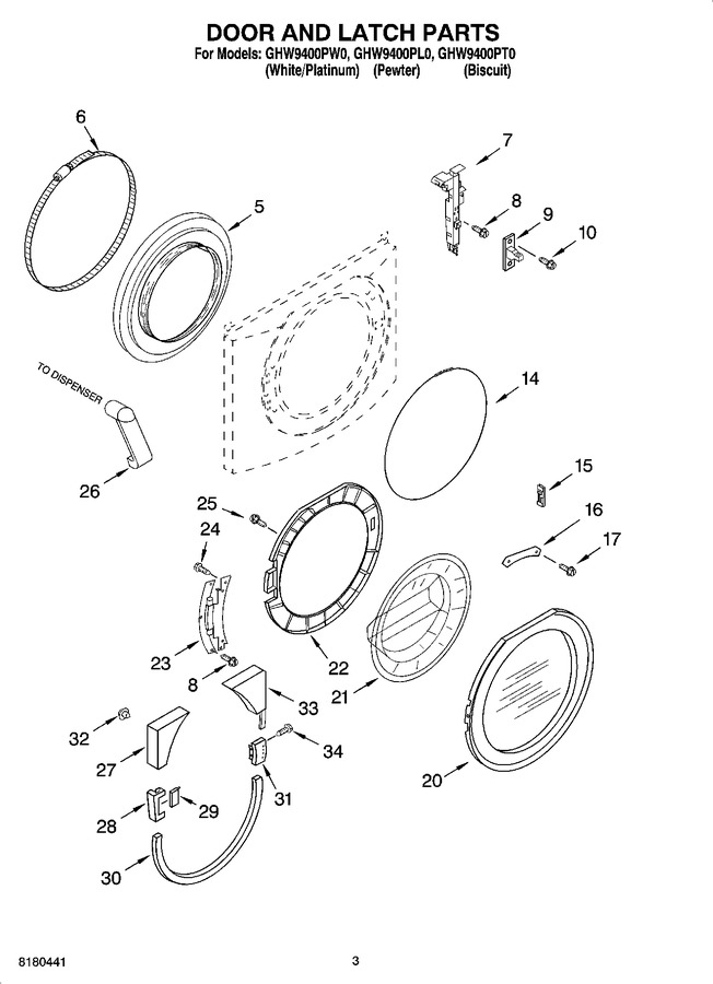 Diagram for GHW9400PT0