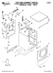 Diagram for 01 - Top And Cabinet Parts