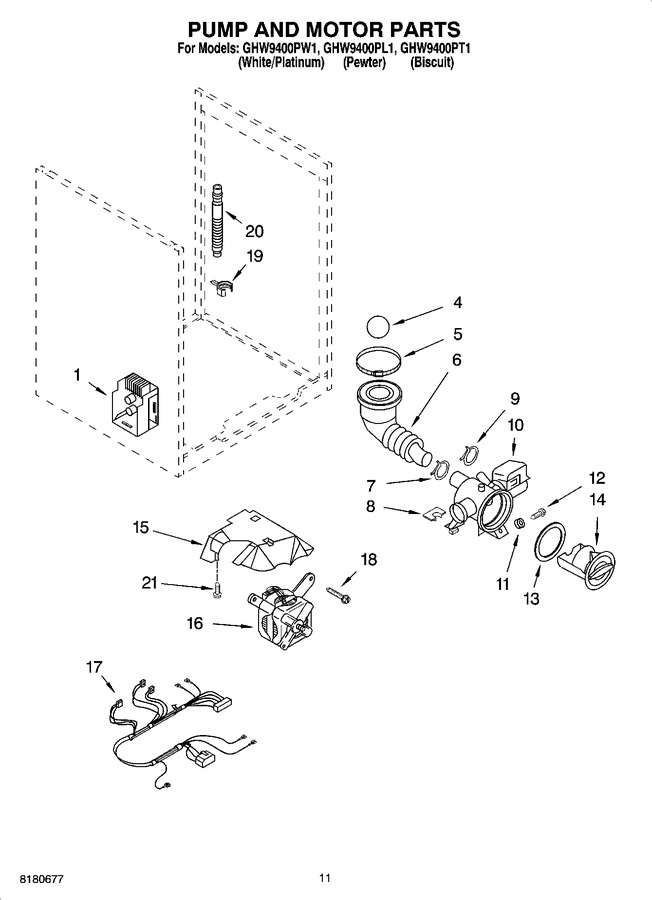 Diagram for GHW9400PL1