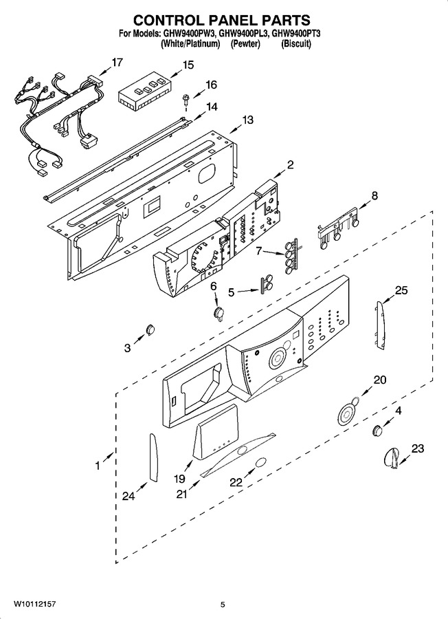 Diagram for GHW9400PT3