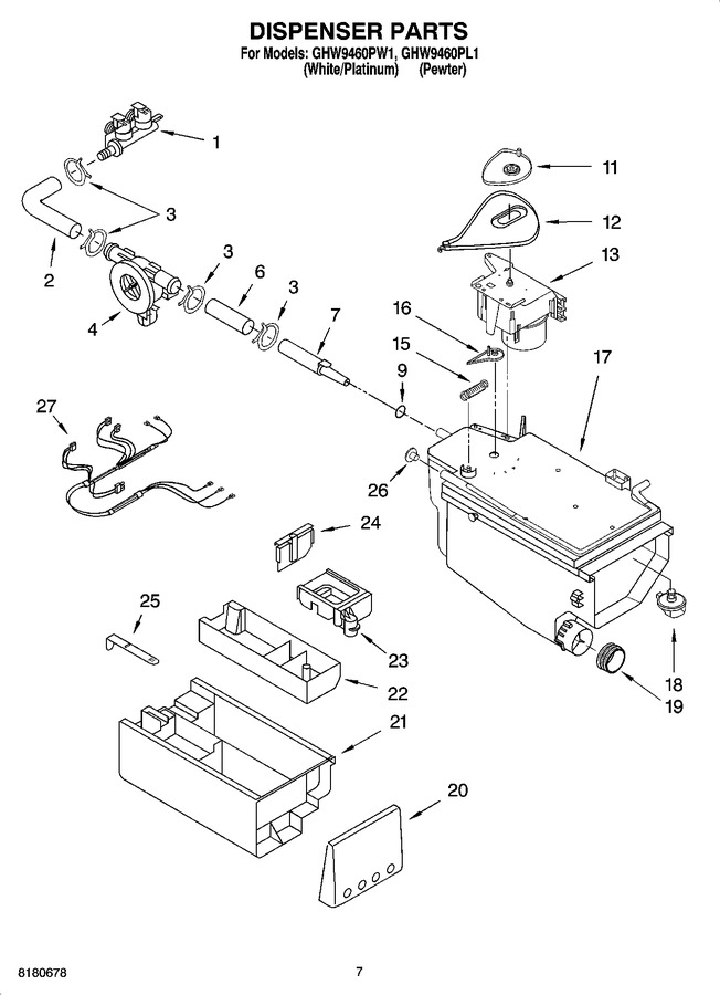 Diagram for GHW9460PW1