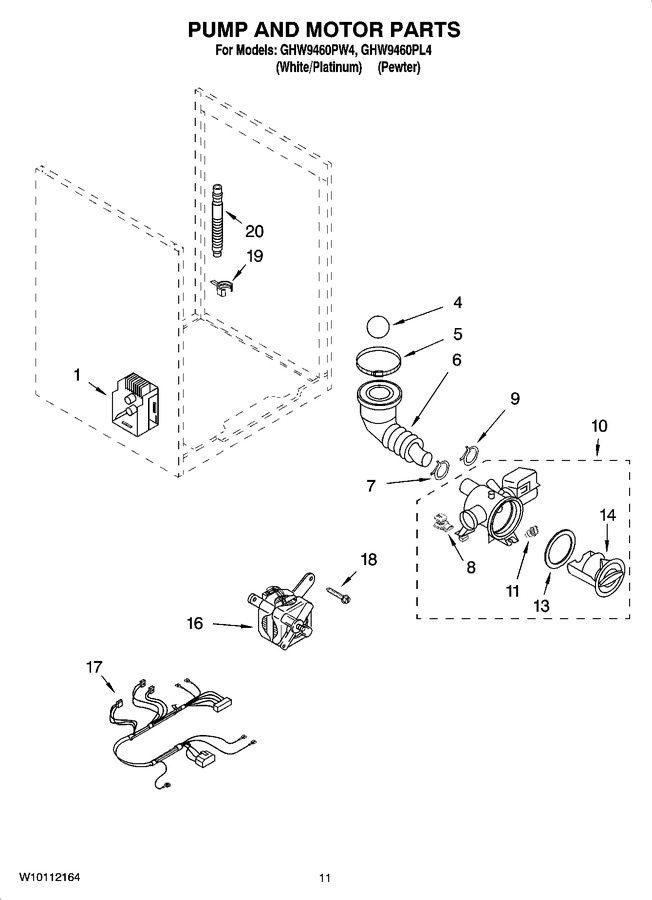 Diagram for GHW9460PW4