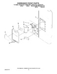 Diagram for 08 - Dispenser Front Parts