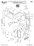 Diagram for 01 - Cabinet Liner And Door, Lit/optional