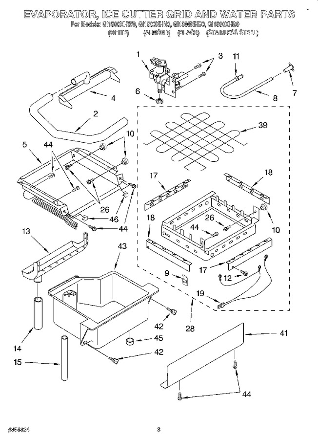 Diagram for GI1500XHN0