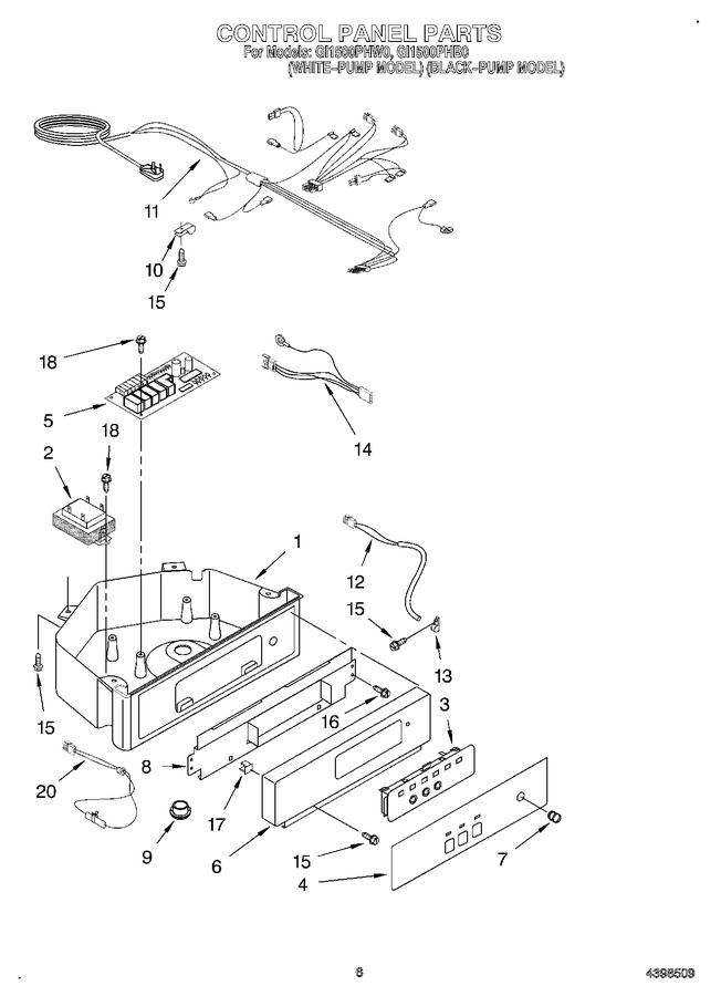 Diagram for GI1500XHB1