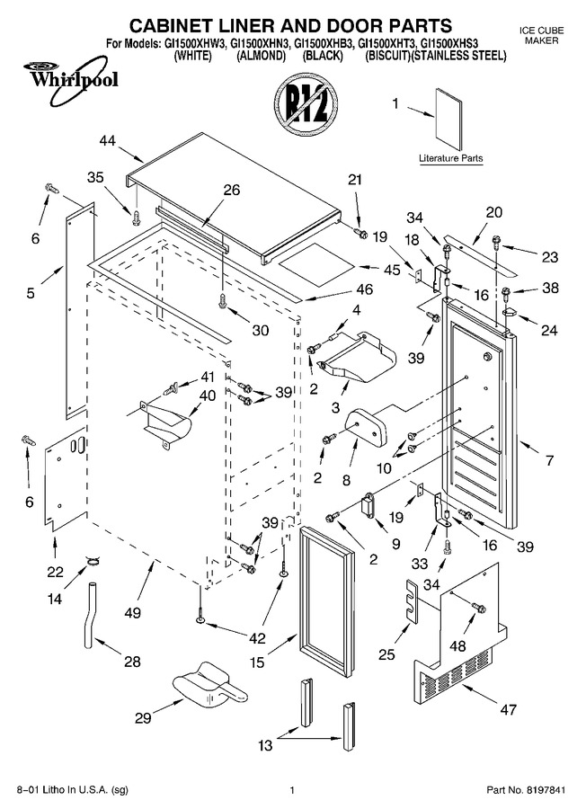 Diagram for GI1500XHB3