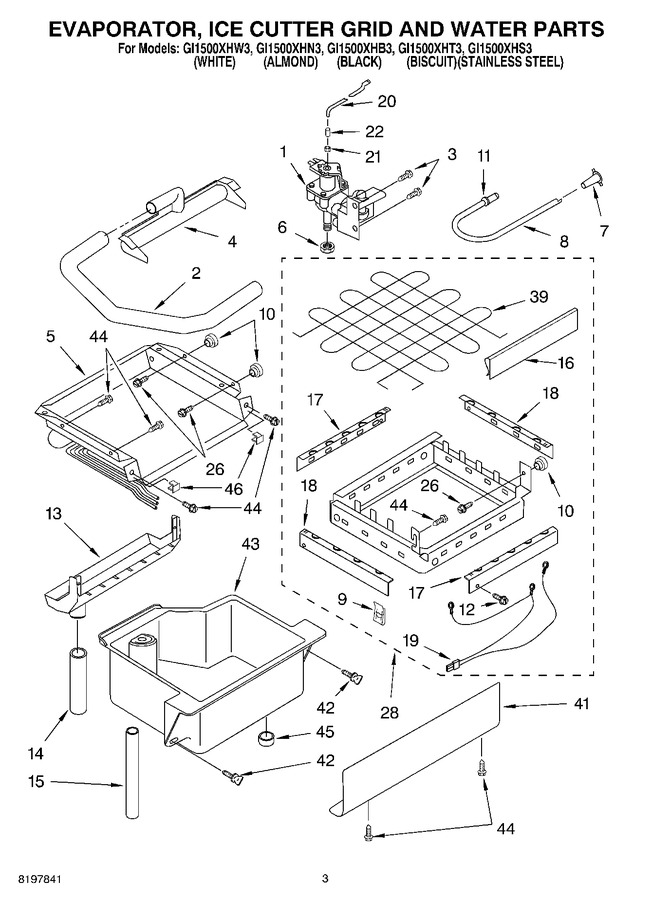 Diagram for GI1500XHT3