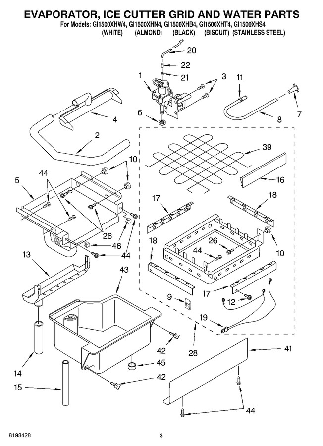 Diagram for GI1500XHS4