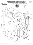 Diagram for 01 - Cabinet Liner And Door Parts