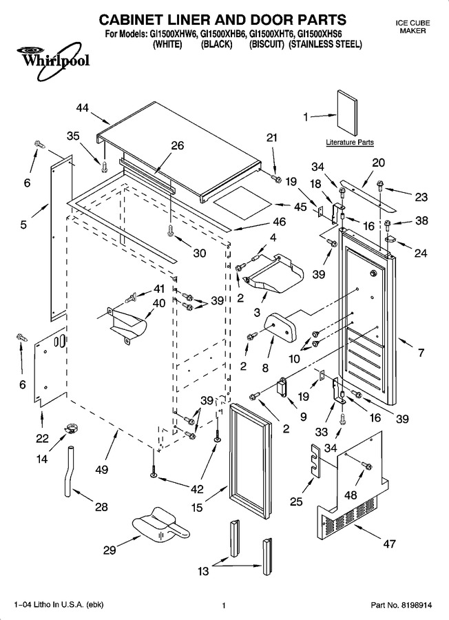 Diagram for GI1500XHW6