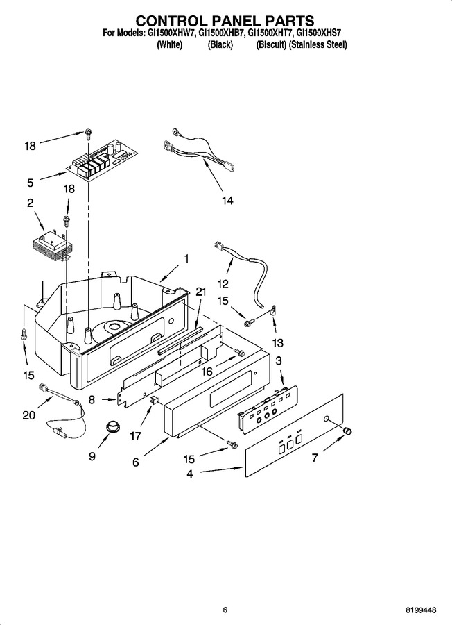 Diagram for GI1500XHW7