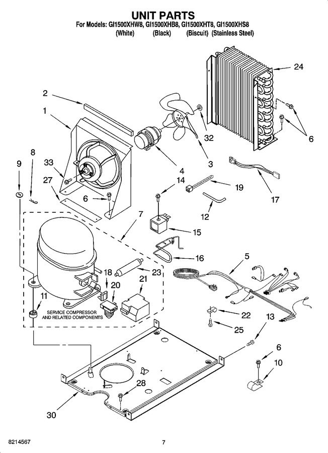 Diagram for GI1500XHT8