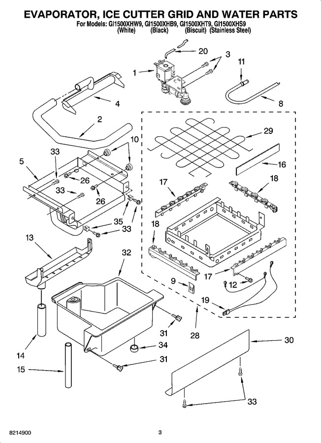 Diagram for GI1500XHS9