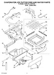 Diagram for 02 - Evaporator, Ice Cutter Grid And Water Parts