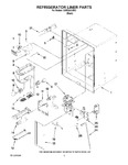 Diagram for 02 - Refrigerator Liner Parts